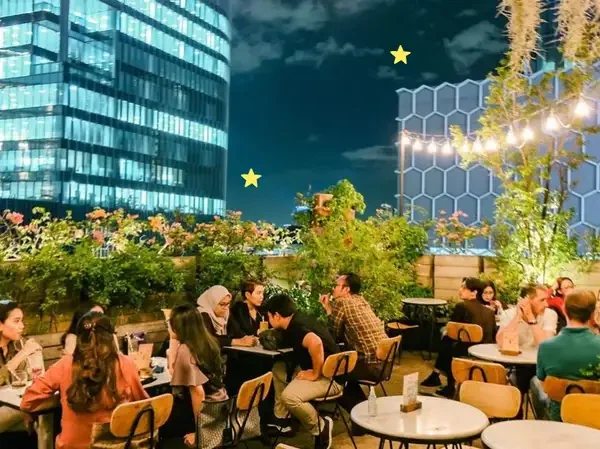 Rooftop Farm & Kitchen Jakarta, Menikmati Santapan dengan Kebun di Atas Kota