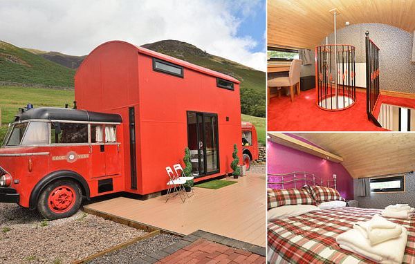 The Red Rescue Retreat, Penginapan Unik di Inggris